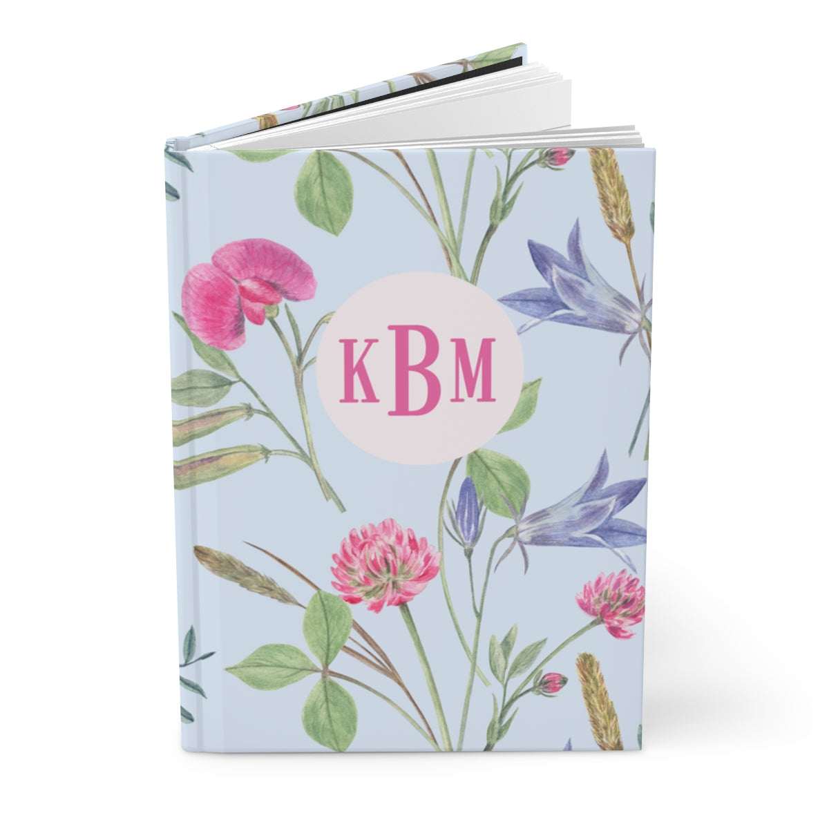 Floral Monogram Hardback Journal
