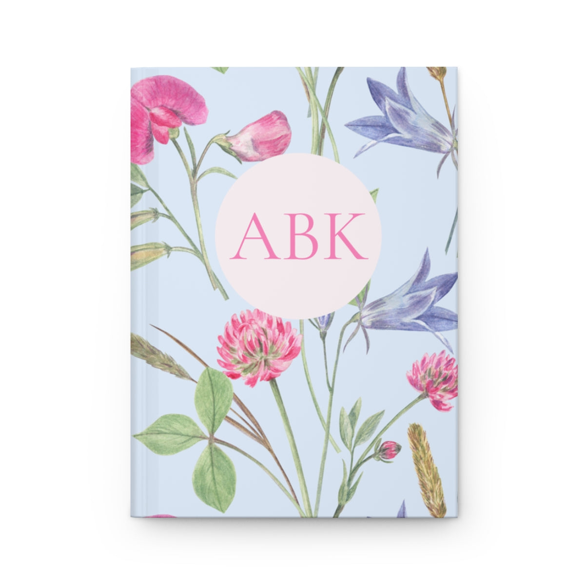 Floral Monogrammed Hardback Journal