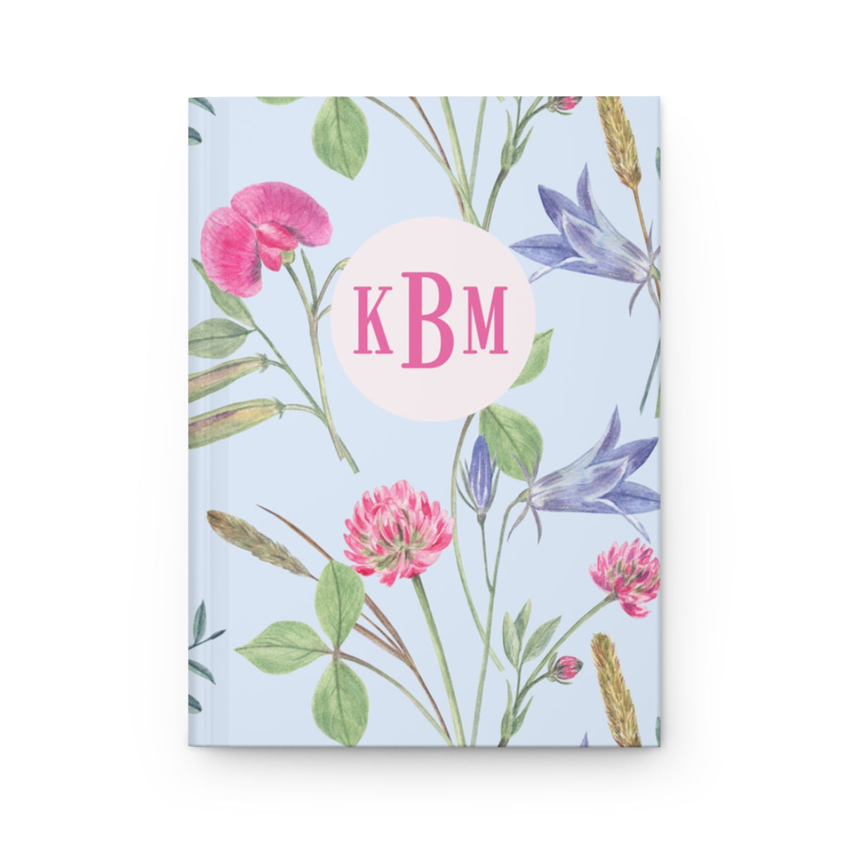 Floral Monogram Hardback Journal